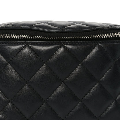 Chanel Calfskin Quilted Waist Belt Bag Black 7 of 10