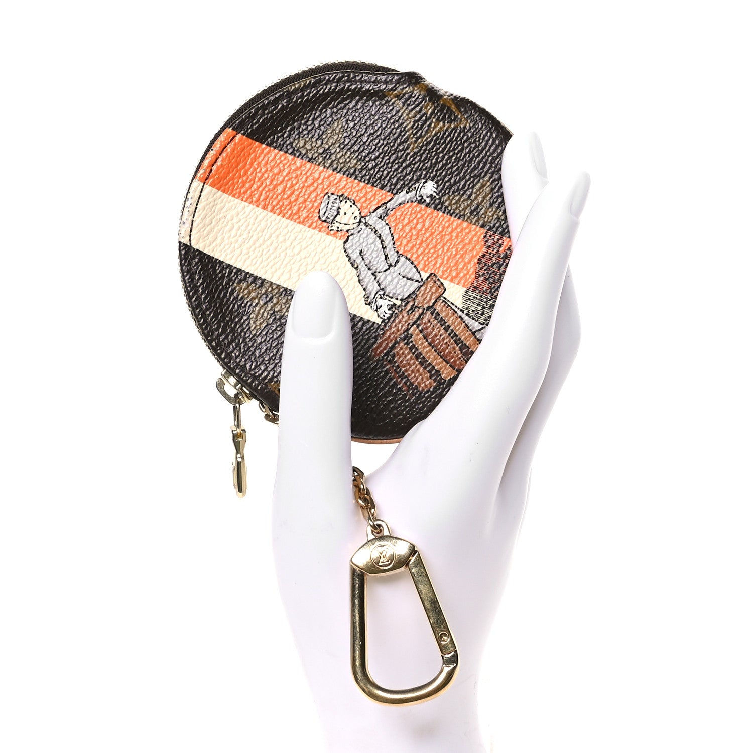Louis Vuitton Monogram Groom Round Coin Purse 2 of 8
