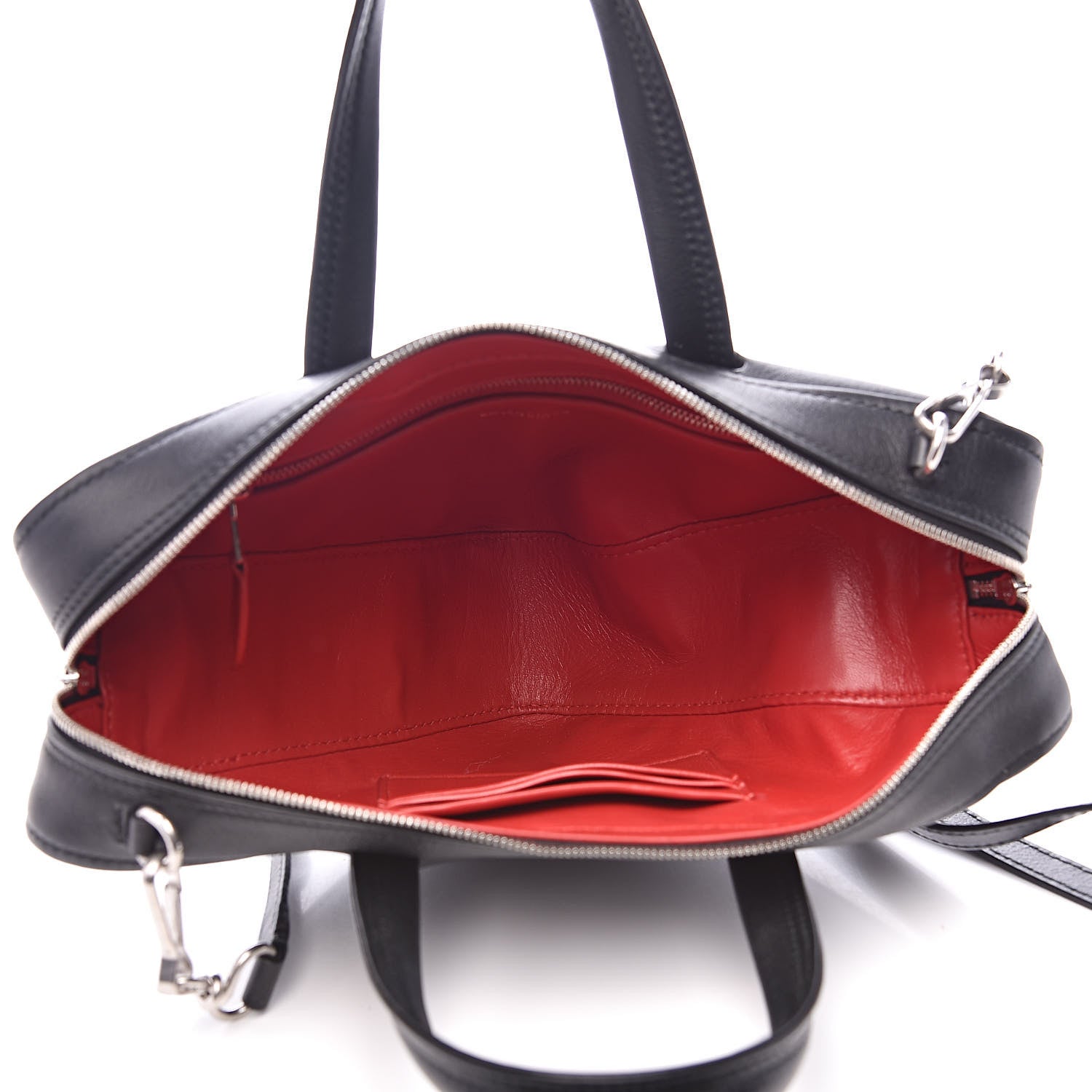Balenciaga Calfskin XS Triangle Duffle Black 6 of 10