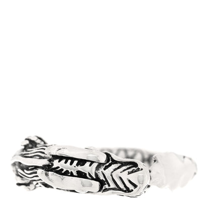John Hardy Sterling Silver Naga Dragon Head Ring 52 6 1 of 5