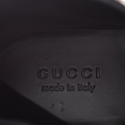 Gucci Calfskin Bug Embroidered Mens Queercore Brogue Wingtip Boots 9 Black 8 of 10