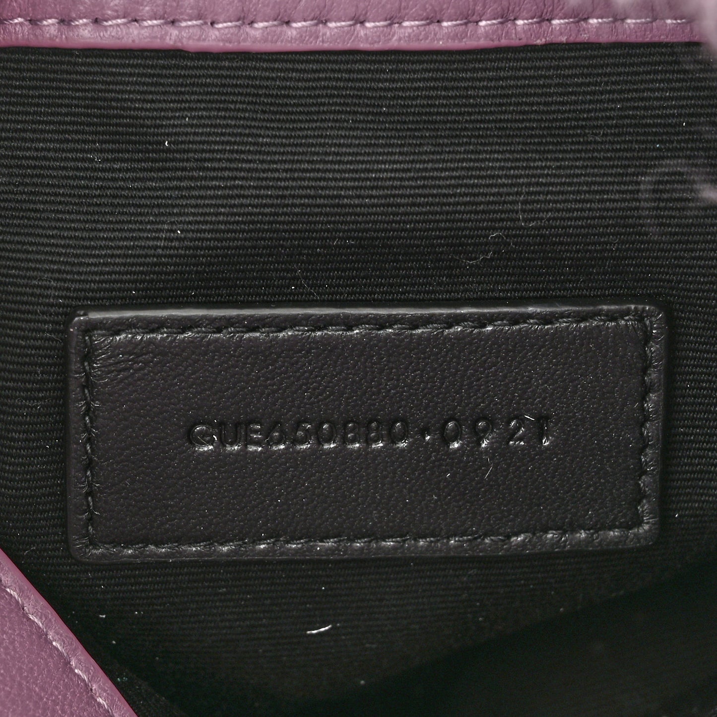Shearling Quilted Monogram Loulou Puffer Pouch Clutch Lilac