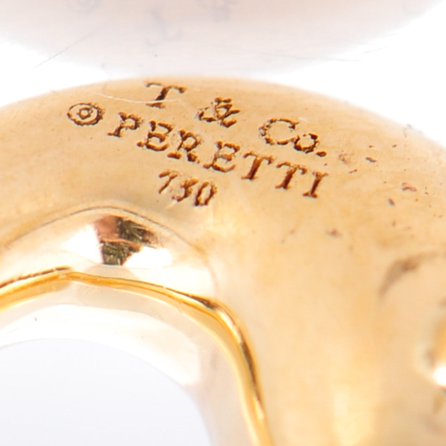 18K Yellow Gold Elsa Peretti Eternal Circle Earrings