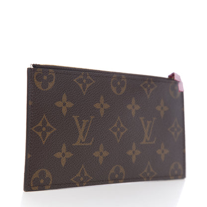 Louis Vuitton Monogram Felicie Chain Wallet Zippered Insert Fuchsia 2 of 5