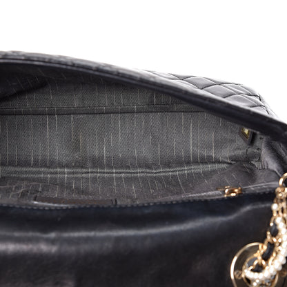 Chanel Lambskin Quilted Medium Westminster Pearl Flap Black 4 of 12