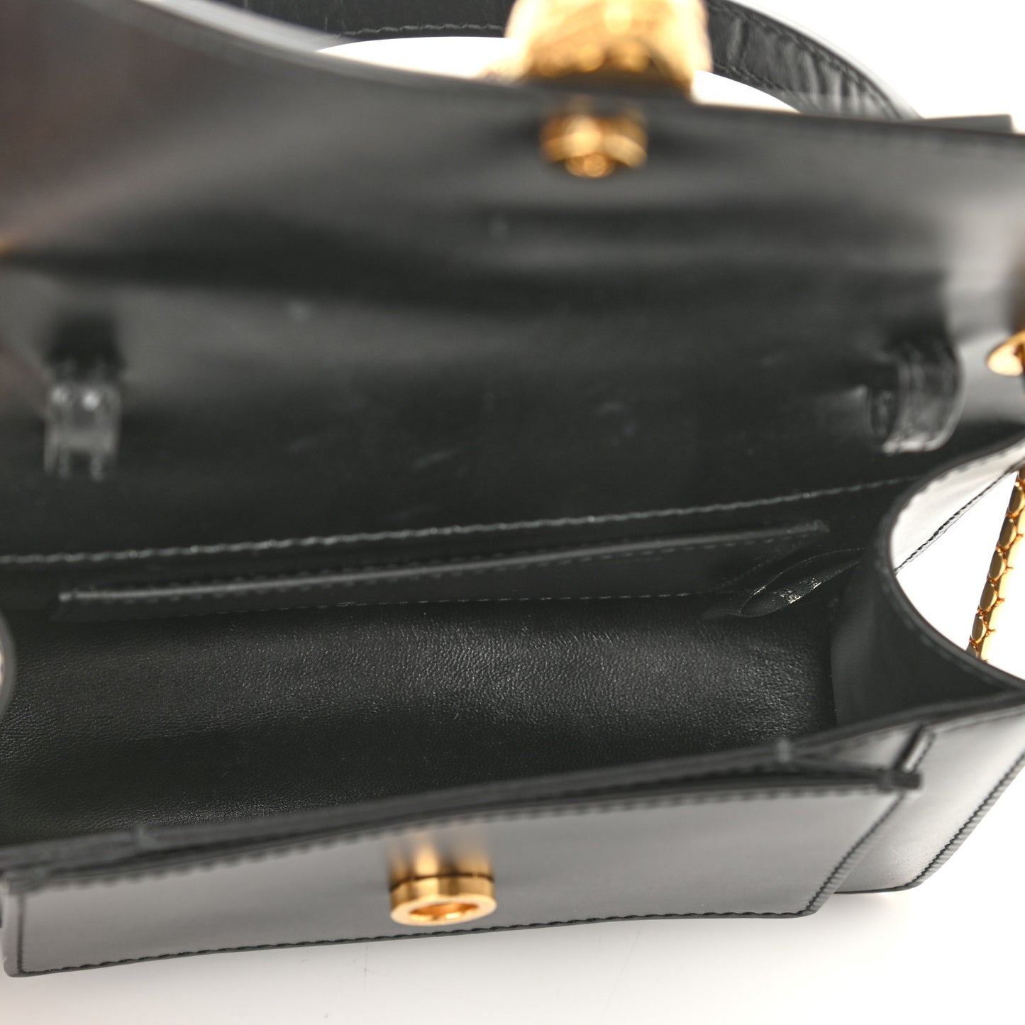 X ALEXANDER WANG Lambskin Serpenti Forever Belt Bag Black