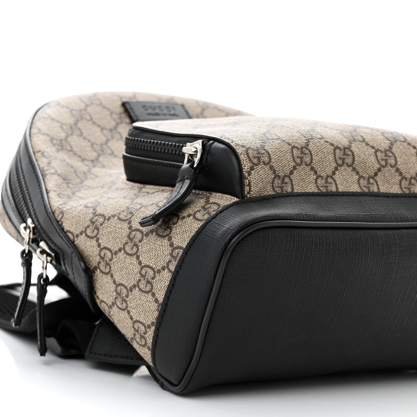 GG Supreme Monogram Small Eden Day Backpack Black