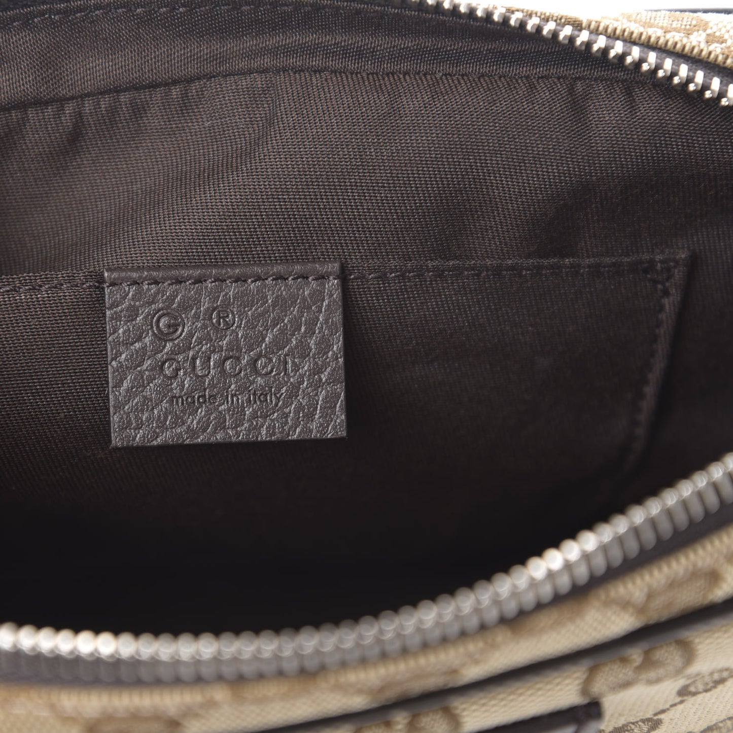 Monogram Belt Bag Dark Brown