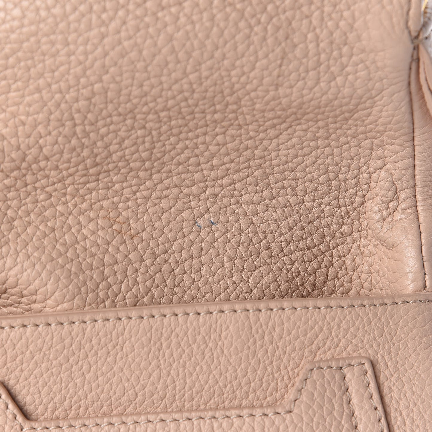 Pebbled Calfskin Jennifer Mini Crossbody Bag Blush Nude