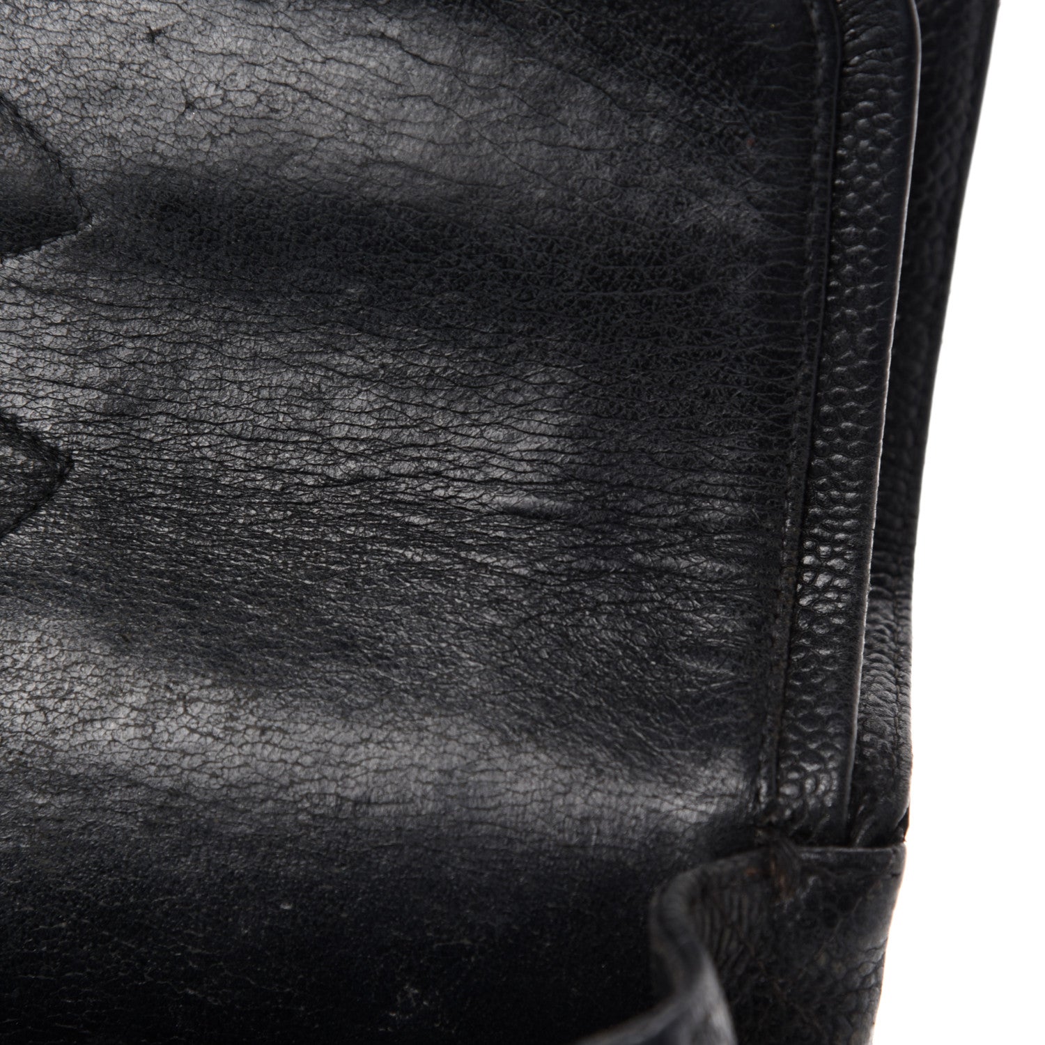 Chanel Caviar Quilted Medium Double Flap Black 10 of 13