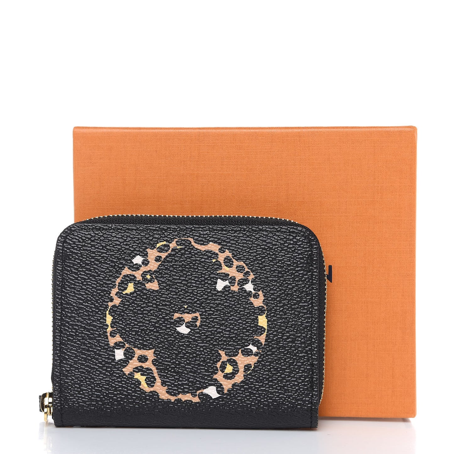 Monogram Giant Jungle Zippy Coin Purse Black