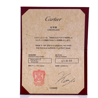 Cartier 18K White Gold Diamond Juste Un Clou Bracelet 17 7 of 8