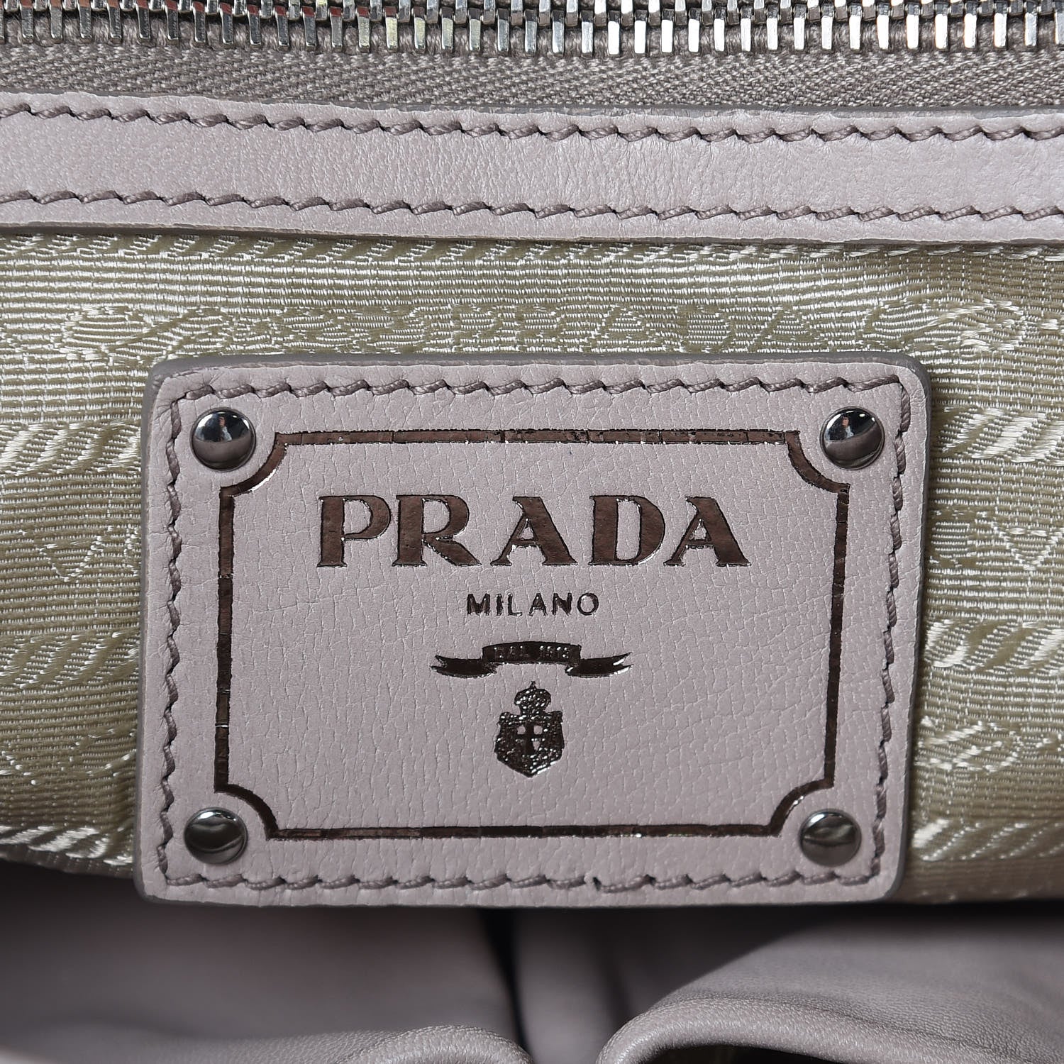 Prada Nappa Gaufre Tote Pomice 6 of 12