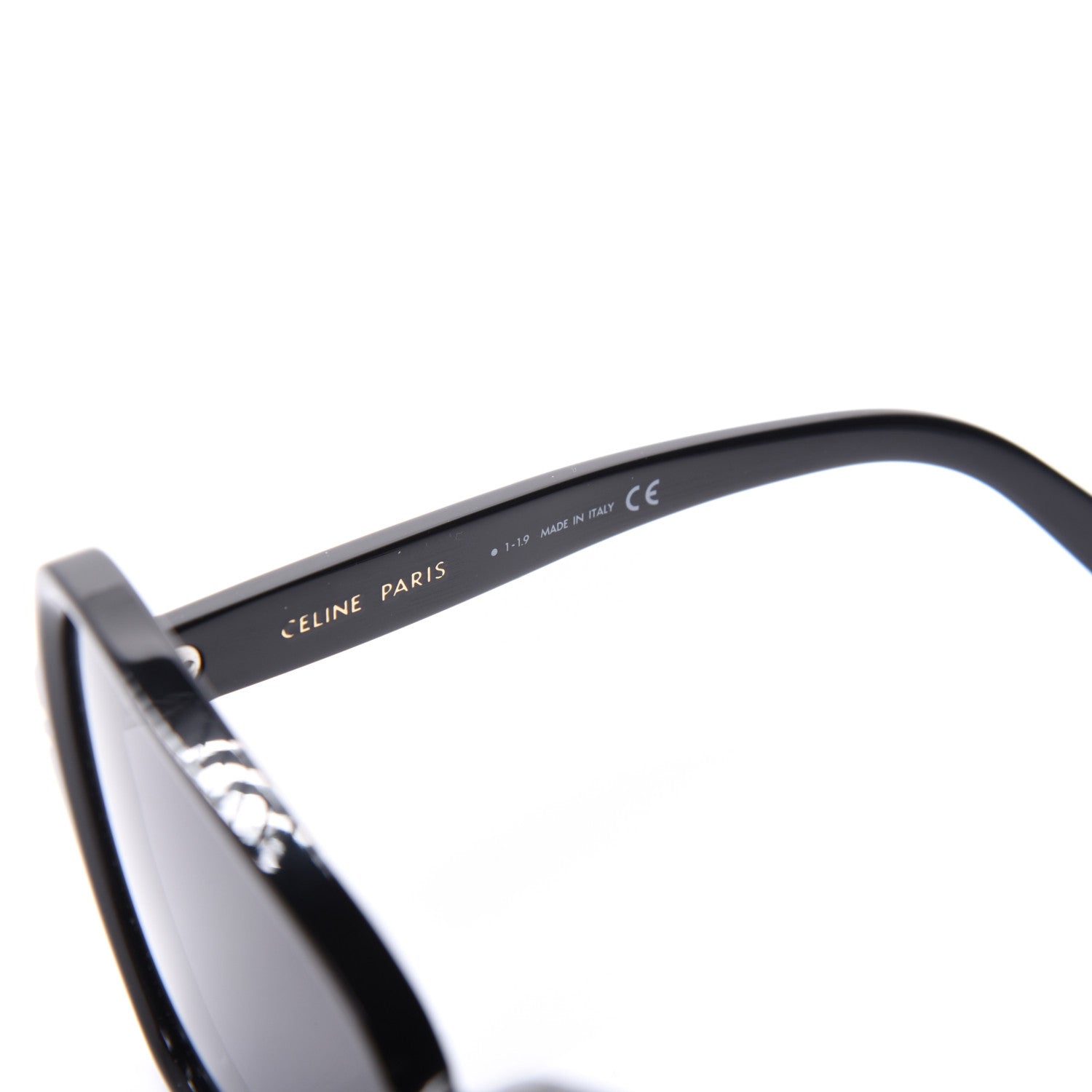Celine Acetate Butterfly Sunglasses CL40064I Black 6 of 8