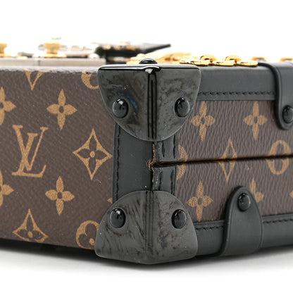 Louis Vuitton Monogram Chain Petite Malle Black 8 of 12