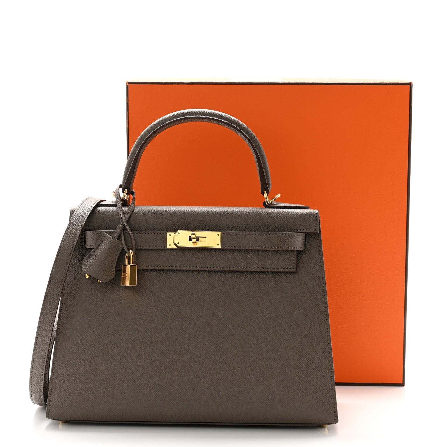 Hermes Epsom Kelly Sellier 28 Etain 11 of 11