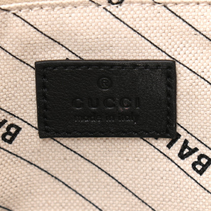 Balenciaga X GUCCI GG Supreme Monogram Neo Classic Silver Hardware City Beige Ebony 6 of 10