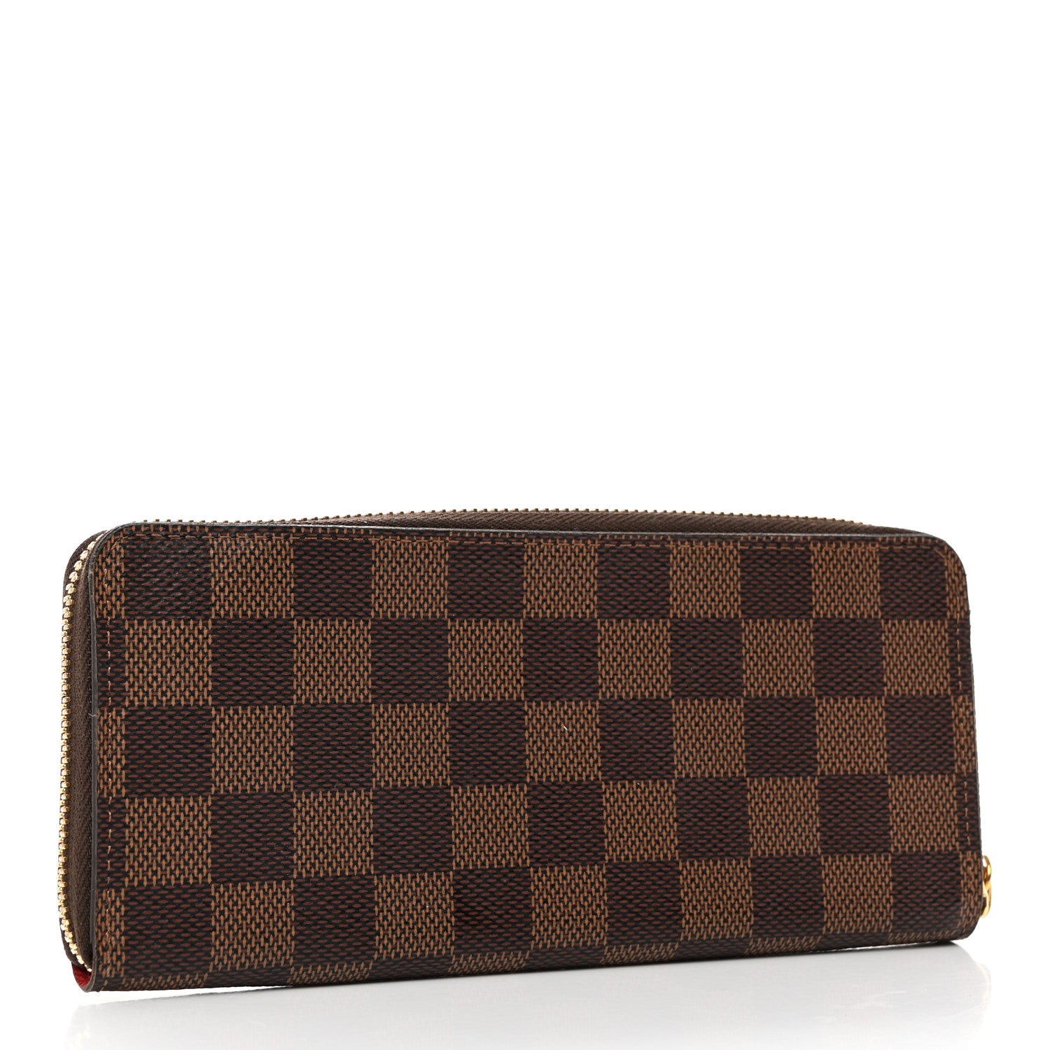 Louis Vuitton Damier Ebene Clemence Wallet Cherry 3 of 8