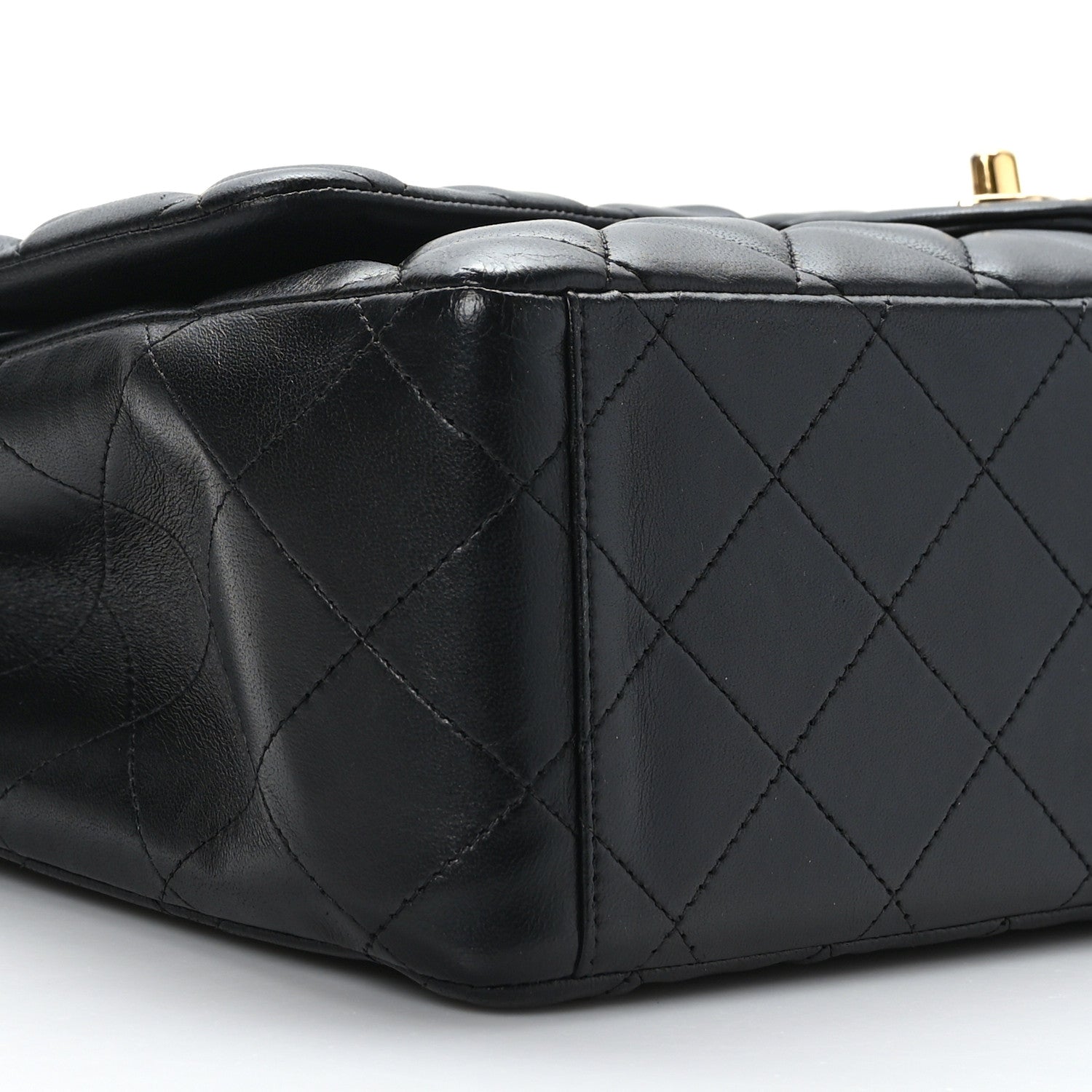 Chanel Lambskin Quilted Maxi Double Flap Black 8 of 9
