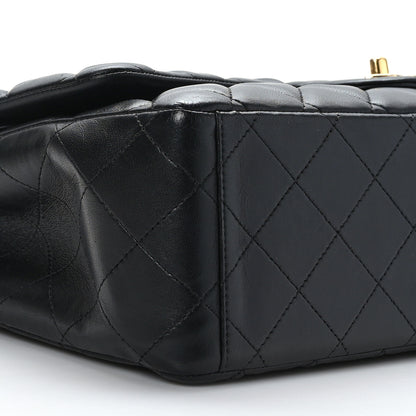 Chanel Lambskin Quilted Maxi Double Flap Black 8 of 9