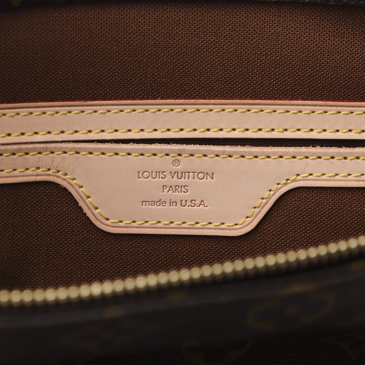 Louis Vuitton Monogram Cabas Mezzo 8 of 10
