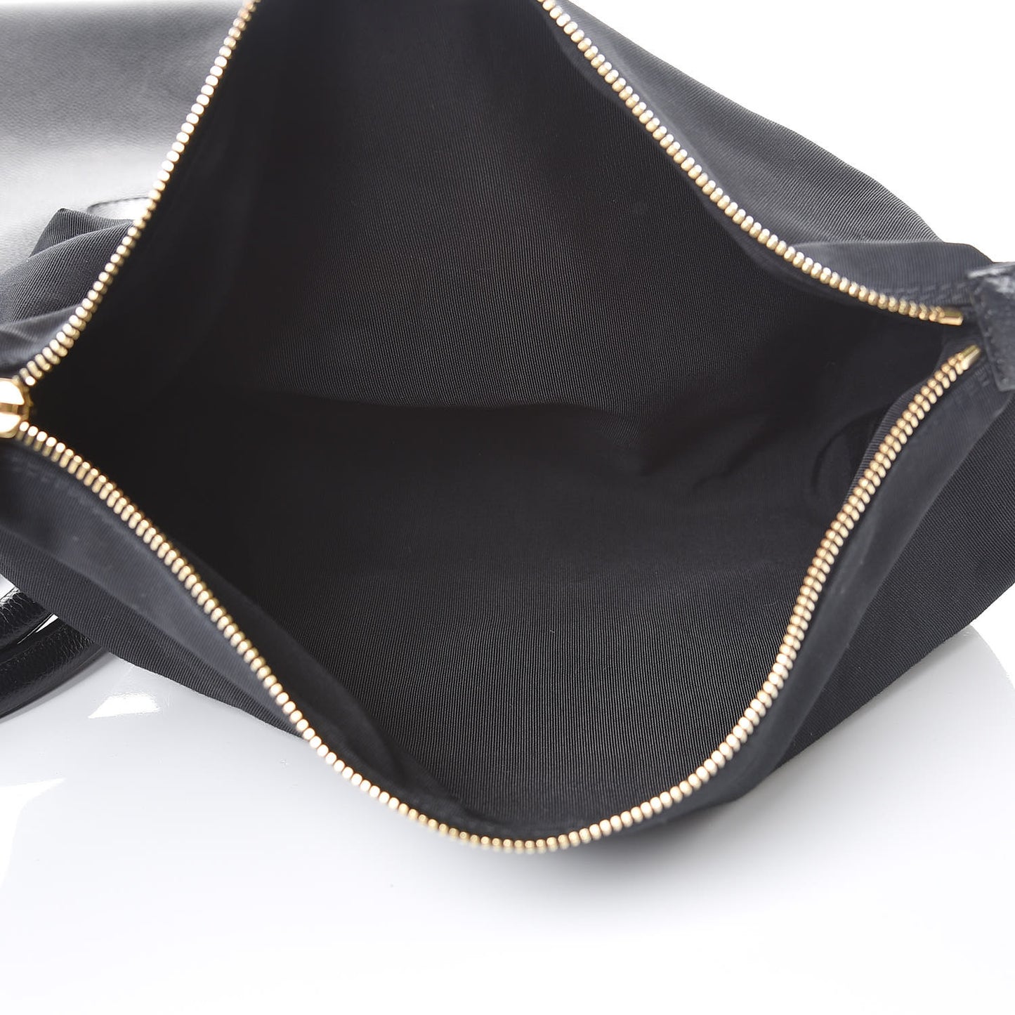Calfskin Cerf Executive Shopper Tote Black