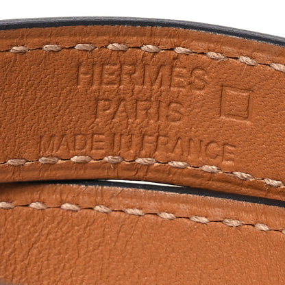 Hermes Shiny Alligator Lizard Kelly Double Tour Bracelet T2 Rose Mexico 5 of 7