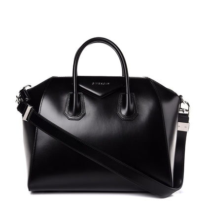 Givenchy Shiny Lord Calfskin Medium Antigona Black 1 of 8