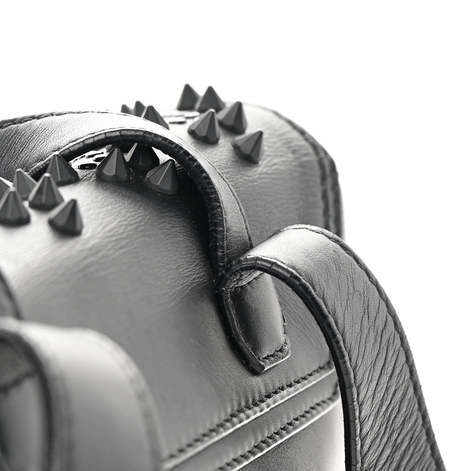 Bulgari X NICHOLAS KIRKWOOD Calfskin Studded Serpenti Forever Backpack Black 22 of 26