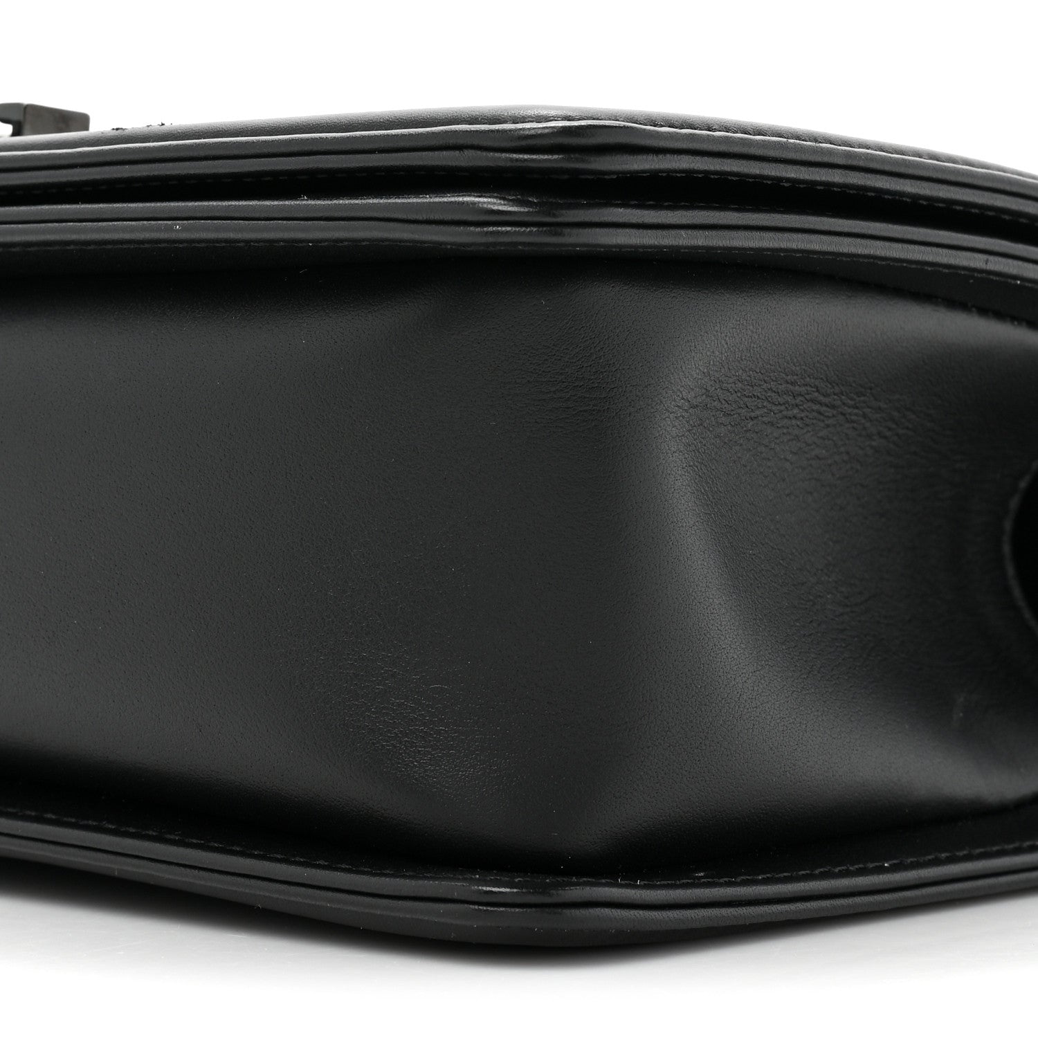 Chanel Calfskin Quilted Medium Boy Flap So Black 9 of 12