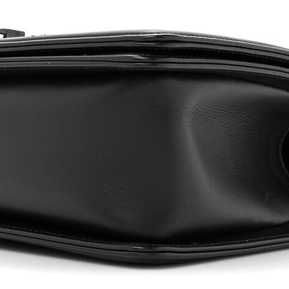 Chanel Calfskin Quilted Medium Boy Flap So Black 9 of 12