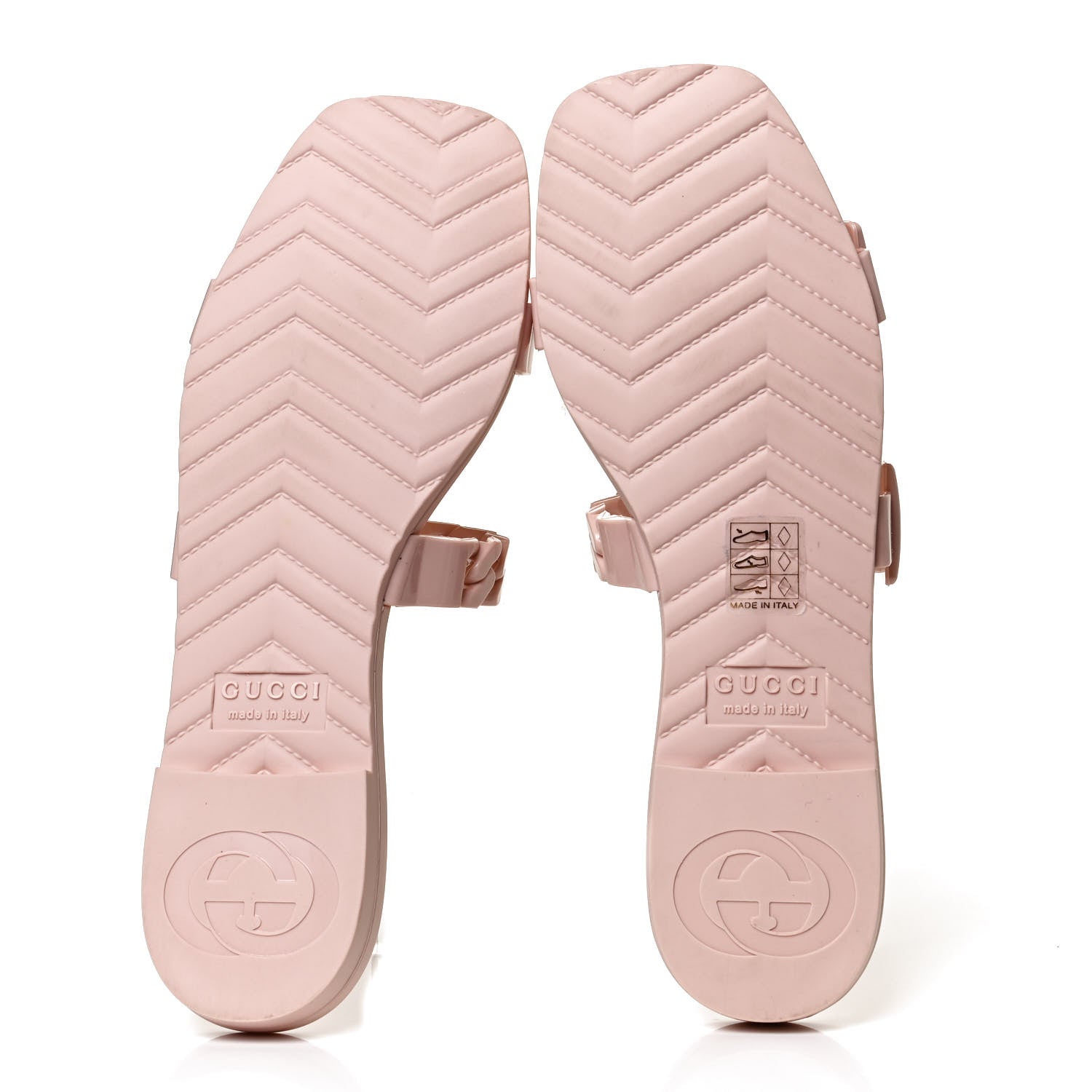 Gucci Rubber Womens Slide Sandals 37 Perfect Pink 7 of 10