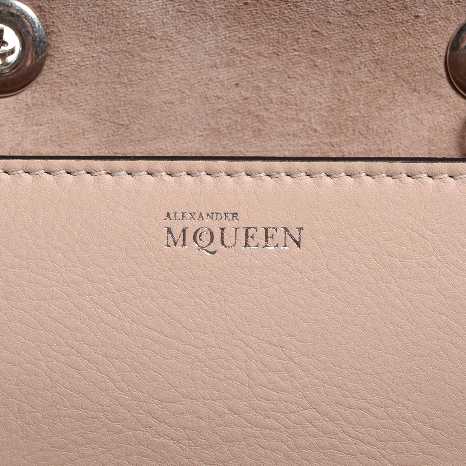 Alexander McQueen Leather Mini Heroine Chain Satchel Powder Pink 7 of 9