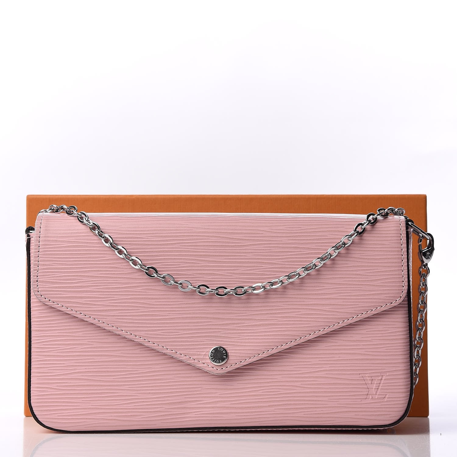 Louis Vuitton Epi Pochette Felicie Rose Ballerine 12 of 12