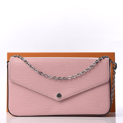 Louis Vuitton Epi Pochette Felicie Rose Ballerine 12 of 12