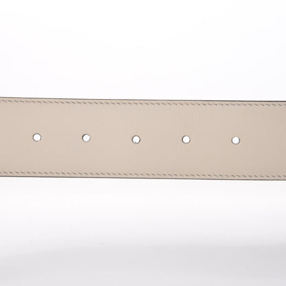 Gucci Calfskin Double G 40mm Belt 90 36 Mystic White 5 of 6