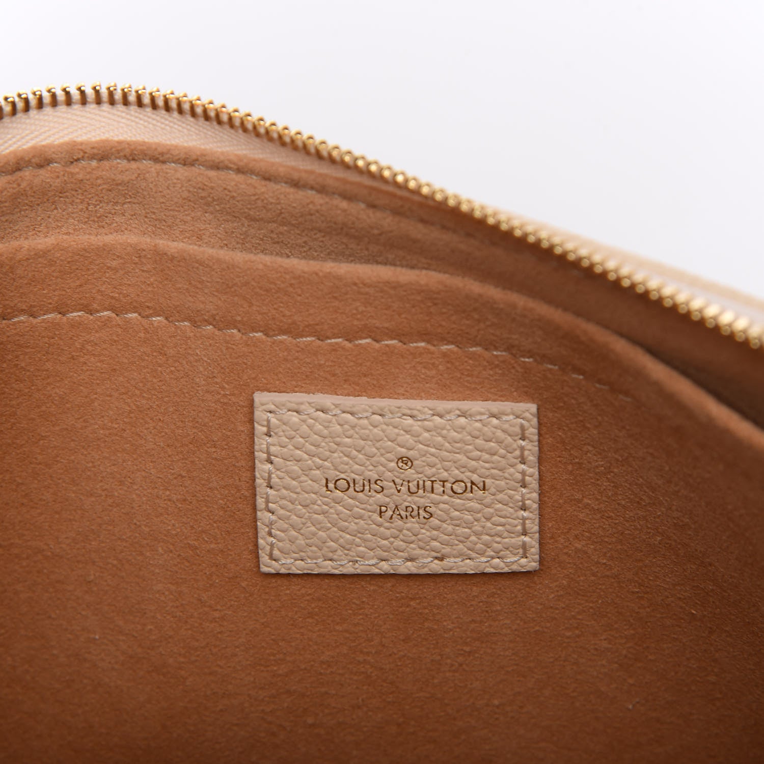Louis Vuitton Empreinte Monogram Giant Multi Pochette Accessories Cream 6 of 10