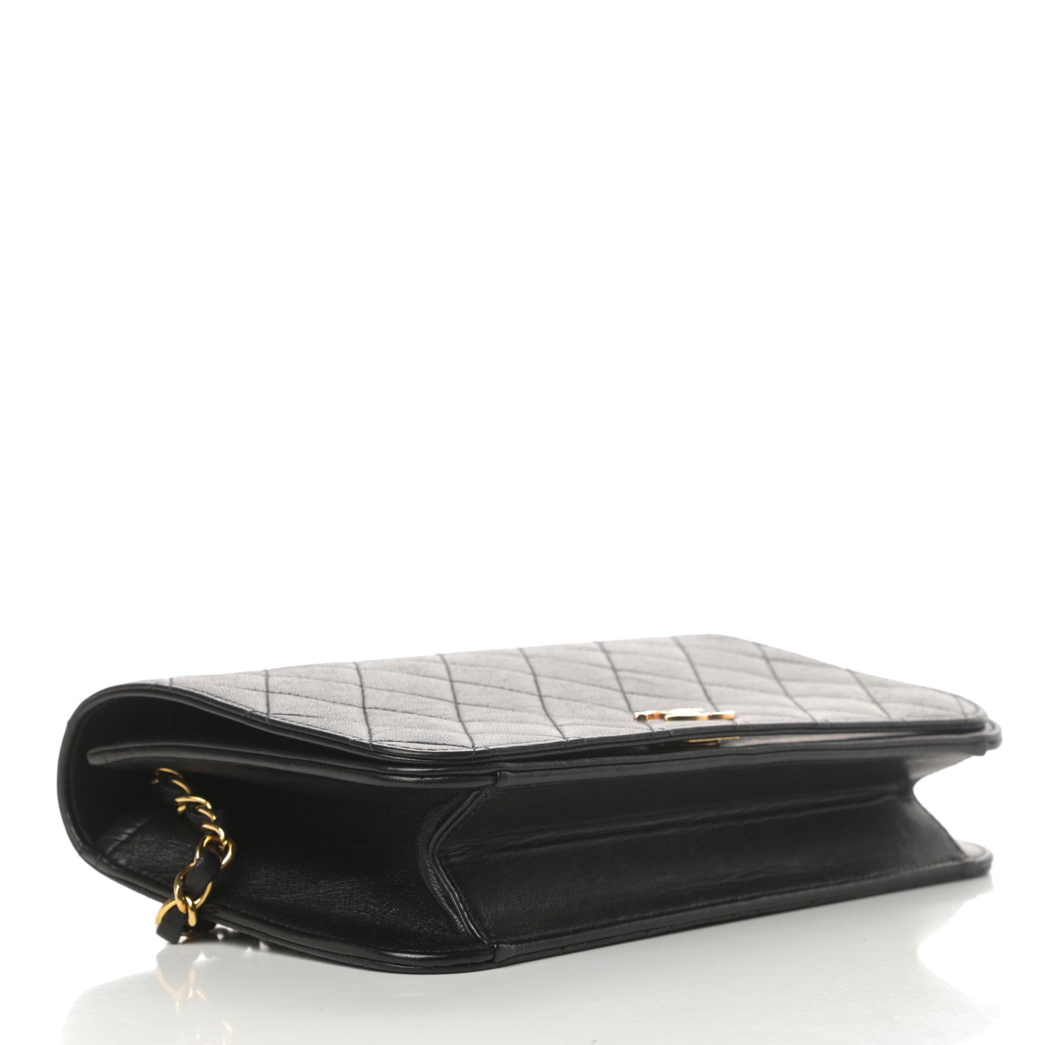 Chanel Lambskin Quilted Small Single Flap Black 4 of 16