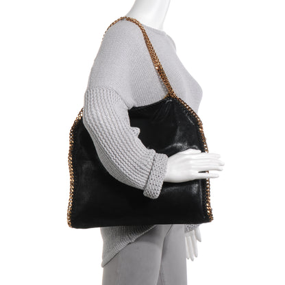 Stella McCartney Faux Leather Shaggy Deer Falabella Black 2 of 8