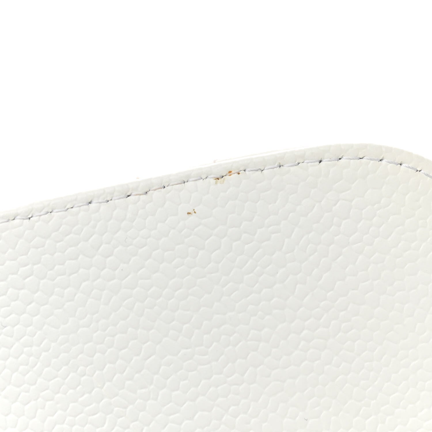 Chanel Caviar Quilted Jumbo Single Flap White 11 of 11