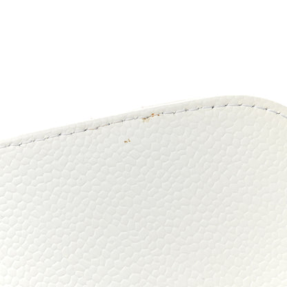 Chanel Caviar Quilted Jumbo Single Flap White 11 of 11