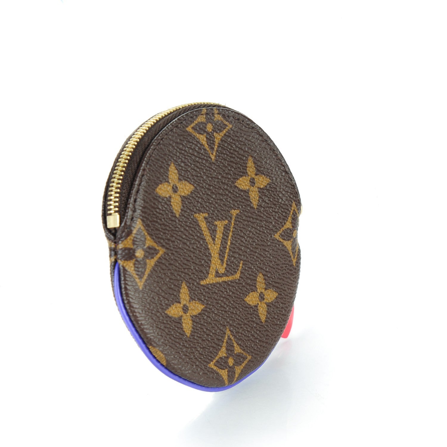 Louis Vuitton Monogram Totem Round Coin Purse Magenta 3 of 7