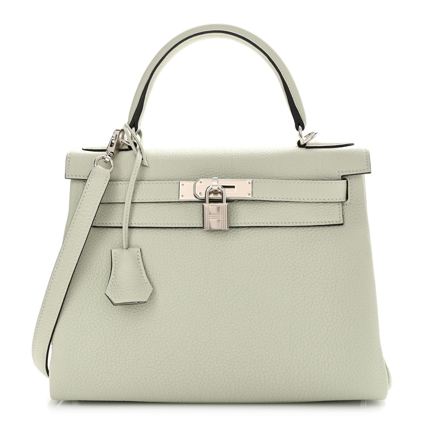 Hermes Togo Kelly Retourne 28 Gris Neve 1 of 11