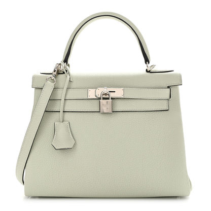 Hermes Togo Kelly Retourne 28 Gris Neve 1 of 11