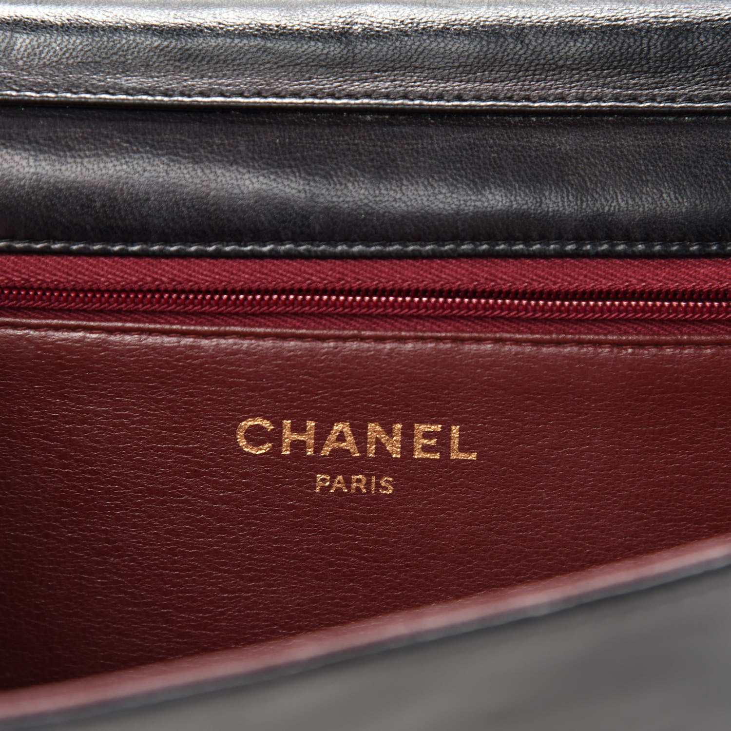 Chanel Lambskin Quilted Small Single Flap Black 12 of 14