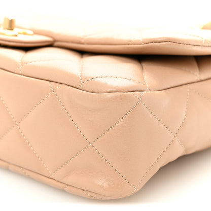 Chanel Lambskin Quilted Large CC Funky Town Flap Beige 10 of 10
