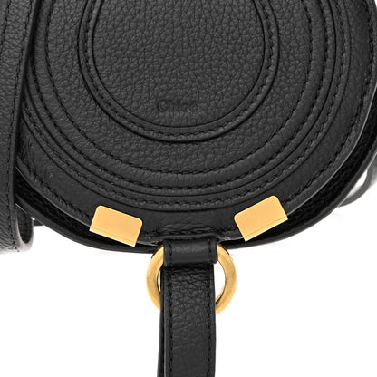 Chloe Calfskin Nano Marcie Saddle Bag Black 8 of 11