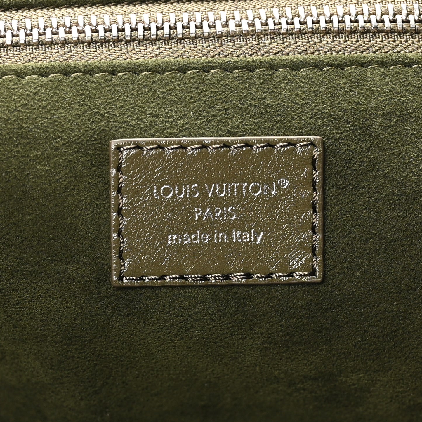 Lambskin CarryAll Vibe MM Dark Kaki