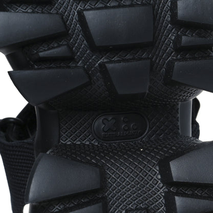 Prada Nappa Logo Embossed Thunder Sole 50mm Sport Sandals 35.5 Black 8 of 10