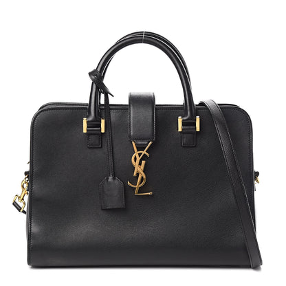 Saint Laurent Smooth Calfskin Small Monogram Cabas Black 1 of 13